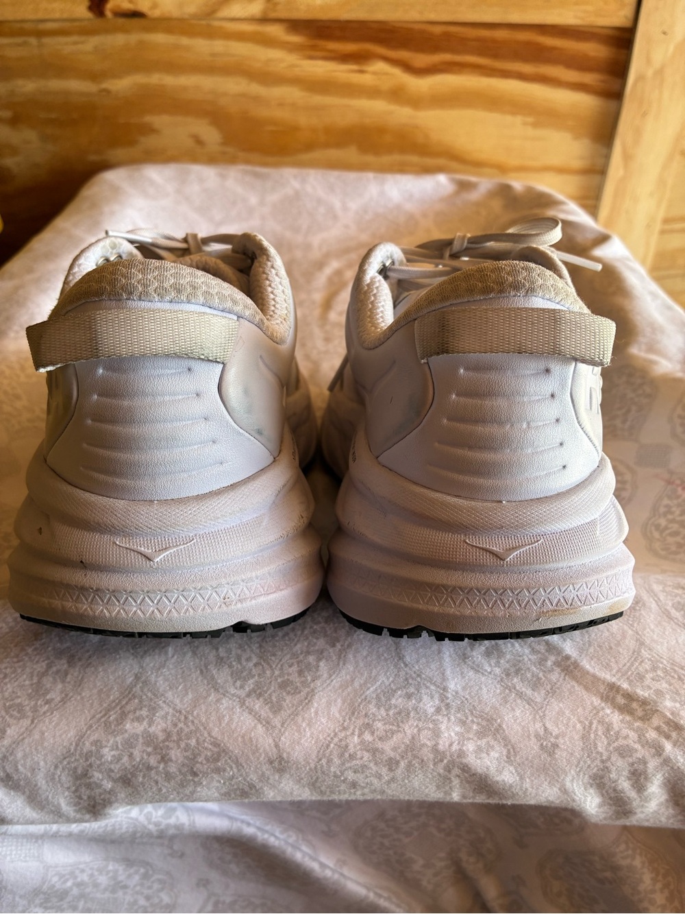 HOKA Sneakers in Frost/Frost Size 8.5 - Picture 11 of 12